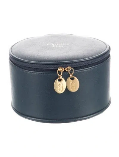 Pre-owned Dior Cosmetic Bag In Blue