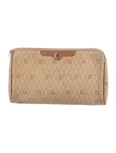 Pre-owned Dior Cosmetic Bag In Neutral