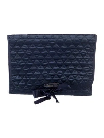 Pre-owned Dior Cosmetic Bags In Blue