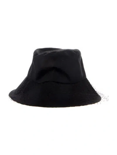 Pre-owned Dior Cotton Bucket Hat In Black