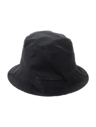 Pre-owned Dior Cotton Bucket Hat In Black