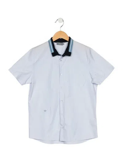 Pre-owned Dior Kids' Cotton Button Up Shirt In Blue