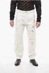 DIOR COTTON CARGO PANTS WITH PAINT PRINT