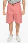 Dior Cotton Cargo Shorts With Golden Closure