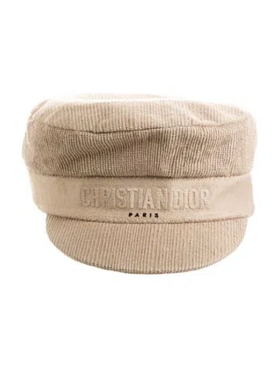 Pre-owned Dior Cotton Hat In Neutral