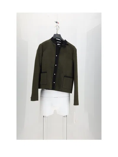 Dior Cotton Jacket In Green