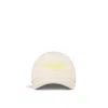 Dior Cotton Blend Logo Hat With Rigid Visor In White