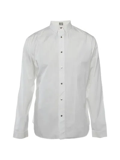Pre-owned Dior Cotton Long-sleeve Shirt In White