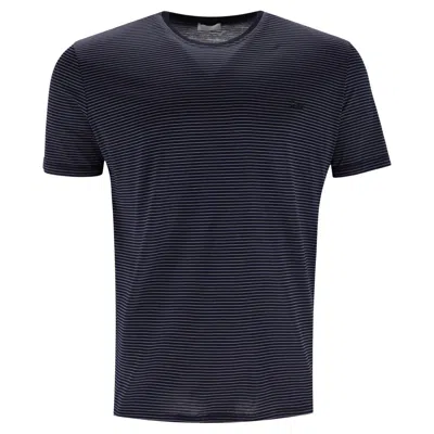 Pre-owned Dior Cotton Striped Logo T-shirt In Black