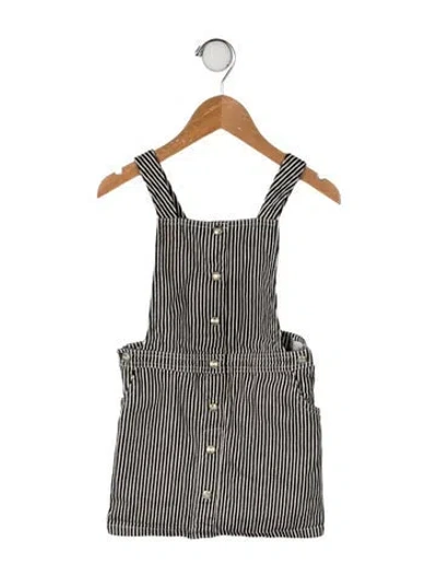 Pre-owned Dior Babies' Cotton Striped Overall Skirt