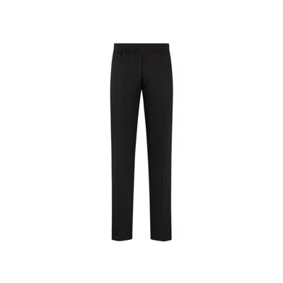 Dior Cotton Track Pants In Black