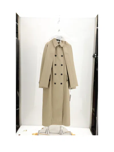 Dior Cotton Trench Coat In Multi