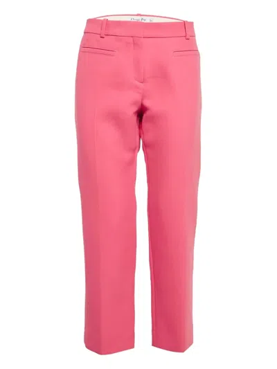 Pre-owned Dior Cotton Trousers