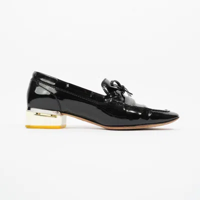 Dior Court Shoe Patent Leather In Black