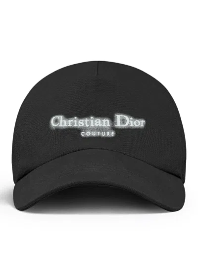 Dior Couture Cap In Black
