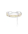 Dior Couture Chain Bracelet In White