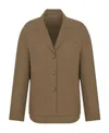 Dior Couture Tooling Jacket In Brown