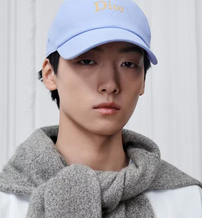 Dior Crafty Cap In Blue
