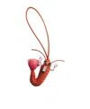 Dior Crawfish Bag Charm In Orange