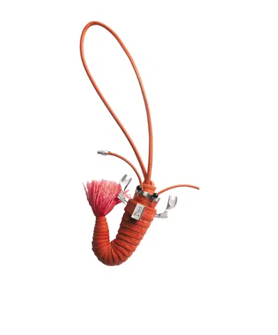 Dior Crawfish Bag Charm In Orange