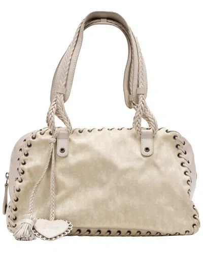 Dior Cream & Blush Issimo Canvas Ethnic Issimo Boston (authentic Pre-  Loved) In Neutral