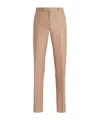 Dior Creased Detail Casual Pants In Nude