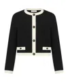 Dior Crew Neck Casual Jacket In Black