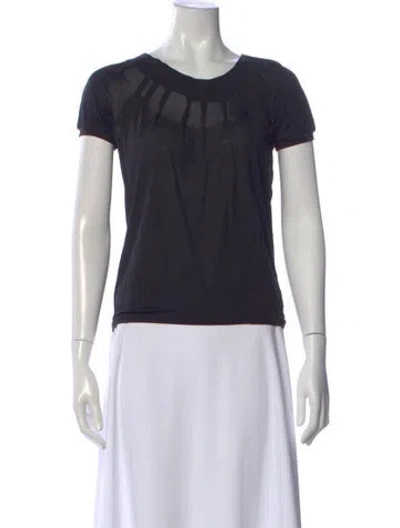 Pre-owned Dior Crew Neck Short Sleeve T-shirt In Black