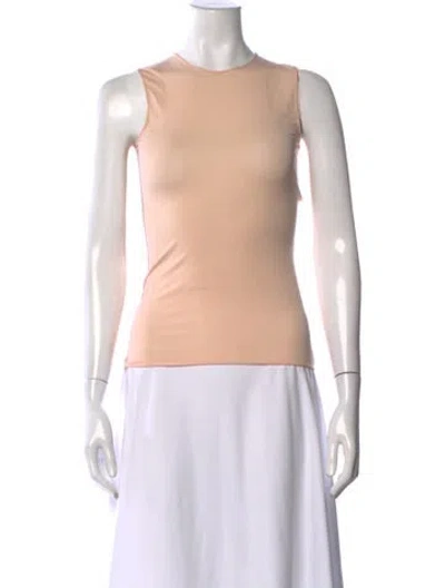 Pre-owned Dior Crew Neck Sleeveless Top In Pink