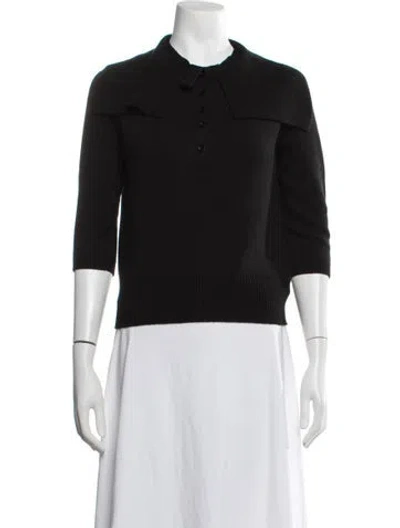 Pre-owned Dior Crew Neck Sweater In Black