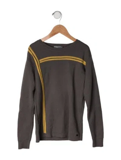 Pre-owned Dior Kids' Crew Neck Sweater In Grey