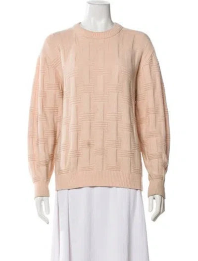 Pre-owned Dior Crew Neck Sweater In Pink