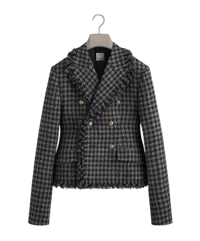 Dior Cropped Bar Jacket In Black