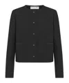 Dior Cropped Jacket In Black