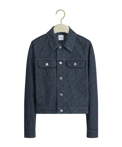 Dior Cropped Jacket In Blue