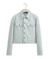Dior Cropped Jacket In Blue