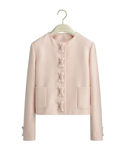 Dior Cropped Jacket In Pink