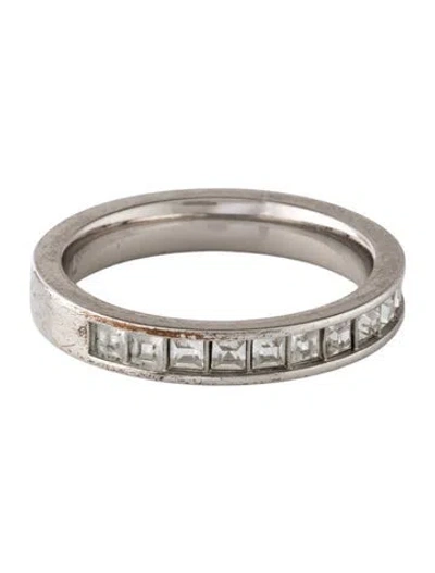 Pre-owned Dior Crystal Dio(r)evolution Band Ring In Multicolor