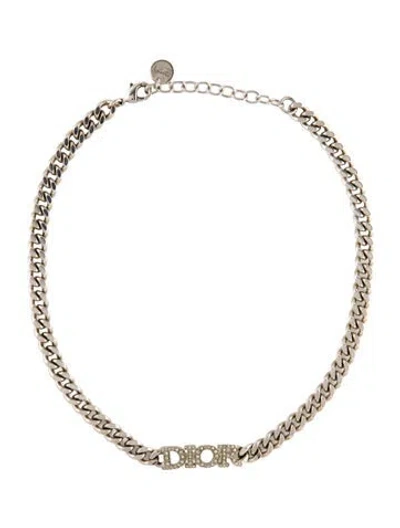 Pre-owned Dior Crystal Dio(r)evolution Choker Necklace, 14.5" In Multicolor