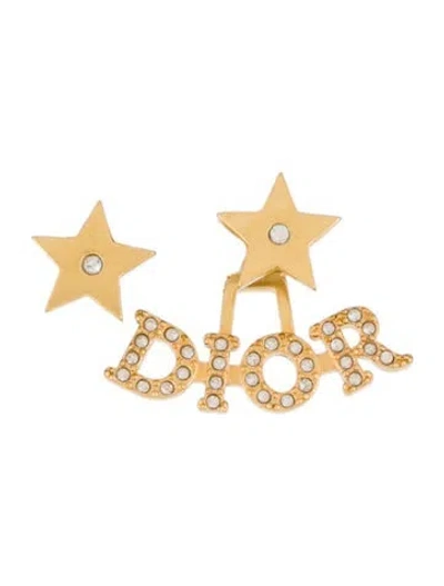 Pre-owned Dior Crystal Dio(r)evolution Earrings In Multi