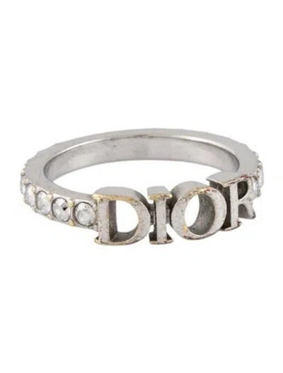 Pre-owned Dior Crystal Dio(r)evolution Ring In Multi