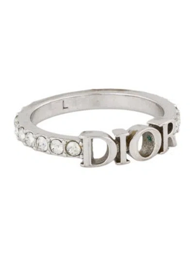 Pre-owned Dior Crystal Dio(r)evolution Ring In Multi