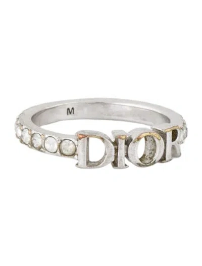 Pre-owned Dior Crystal (r)evolution Ring In Clear