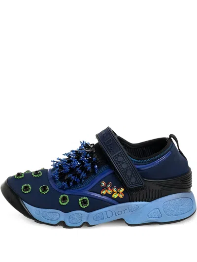 Pre-owned Dior Crystal-embellished Sneakers