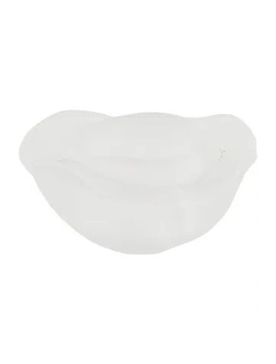 Pre-owned Dior Crystal Floral Votive Candleholder In Transparent