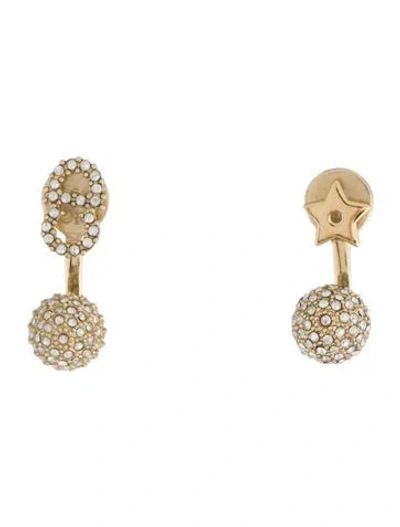 Pre-owned Dior Crystal Star Cd La Petite Tribales Earrings In Multi