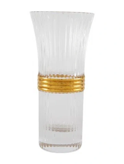 Pre-owned Dior Crystal Vase In Clear