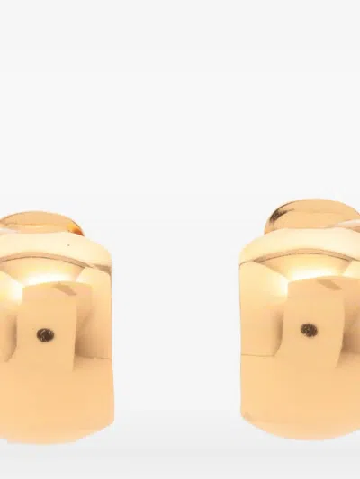 Pre-owned Dior Curved Clip-on Earrings