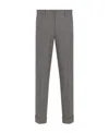 Dior Cut Chino Casual Pants In Gray