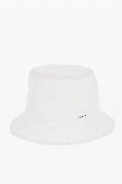 Dior D-bobby Bucket Hat With Broderie Anglaise In White
